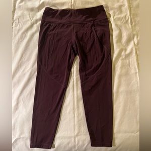 Sweaty Betty burgundy power leggings